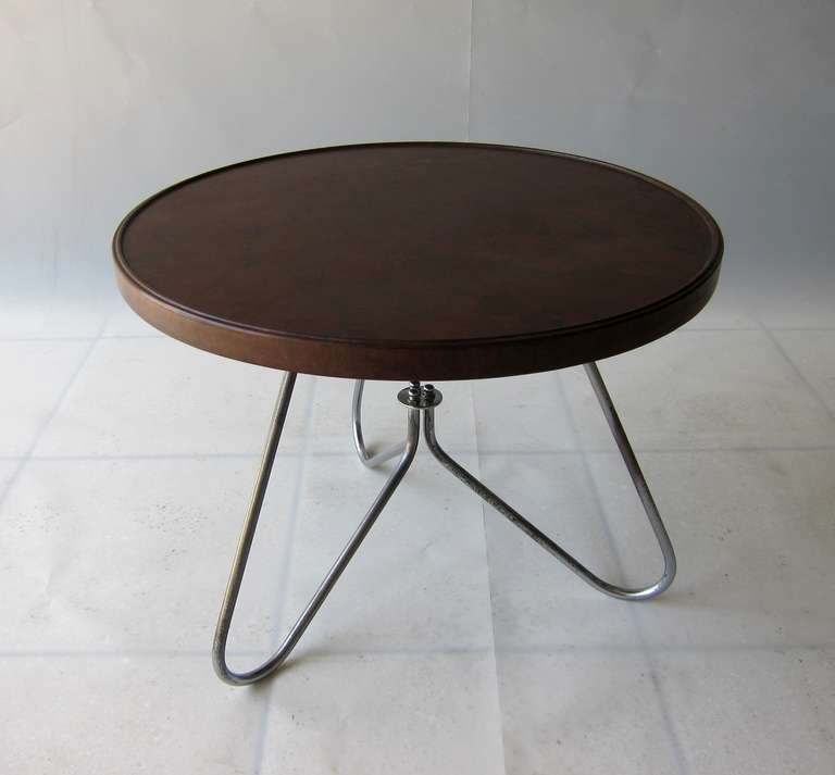 Interesting Bakelite Tripod Side Table, England, 1940's