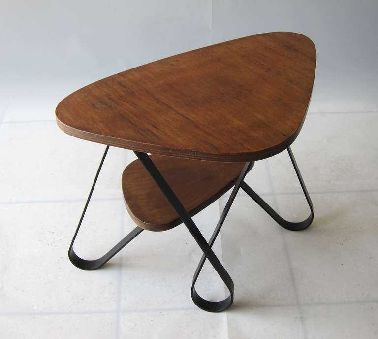 French 1950s Loop Coffeetable For Sale 2