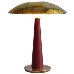 Exclusive Stilnovo Table Lamp, Labeled, Italy 1950s