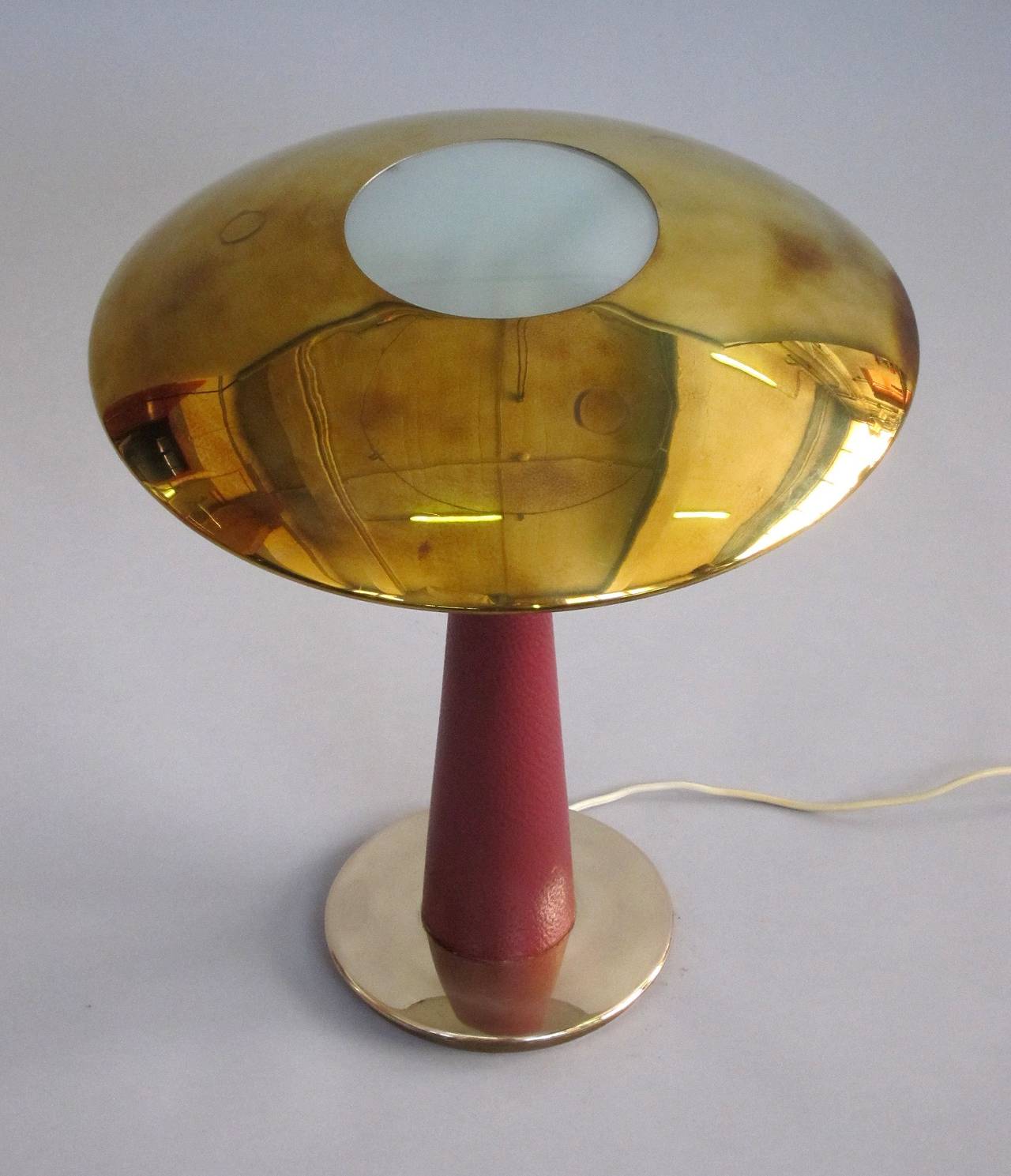 Mid-Century Modern Exclusive Stilnovo Table Lamp, Labeled, Italy 1950s