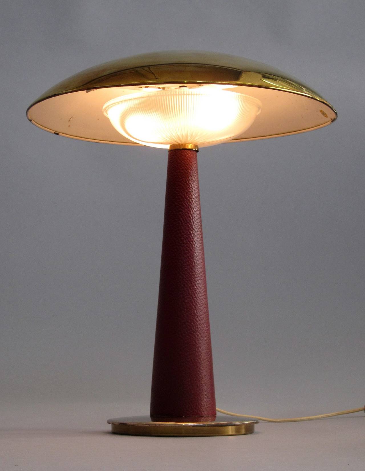 Exclusive Stilnovo Table Lamp, Labeled, Italy 1950s 1