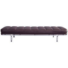 Horst Brüning Slender Leather Daybed or Bench, Single Copy 1960s