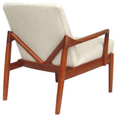 Stand-alone designed Armchair by Tove and Edvard Kindt-Larsen, Denmark 1950's