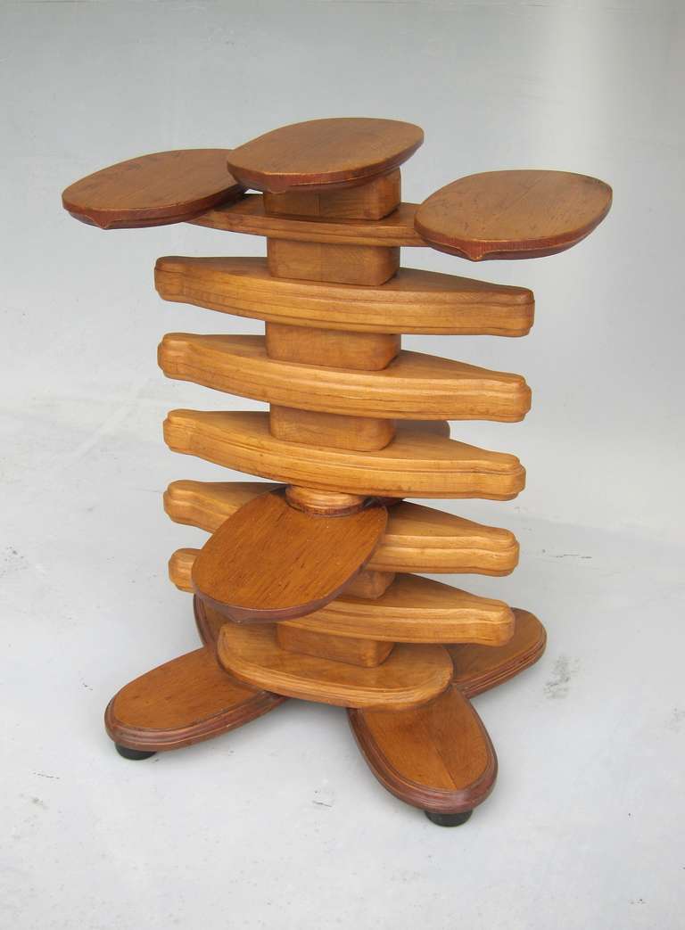 Interesting and decorative Etagere manufactured in France, 1950s