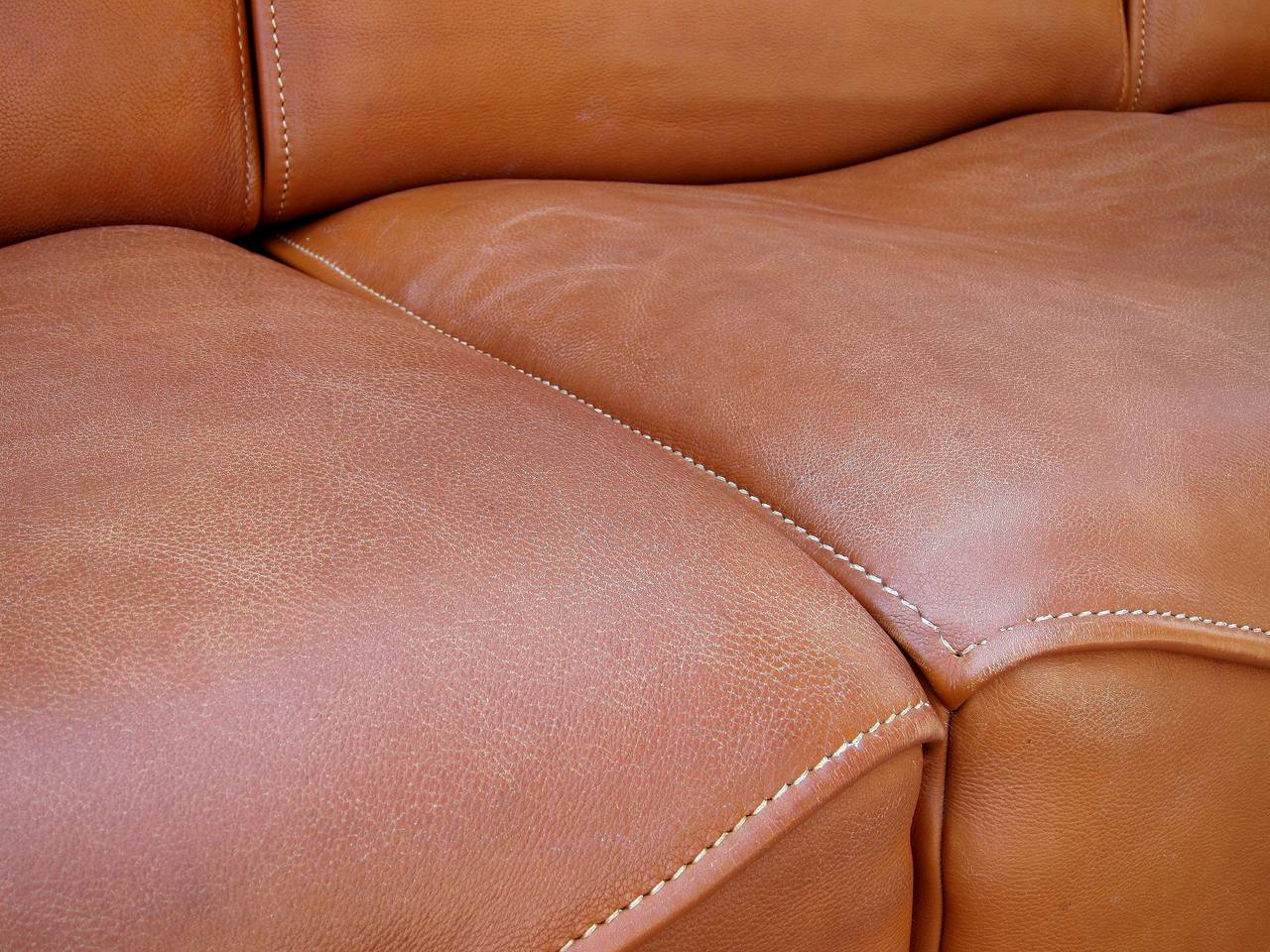 Late 20th Century Legendary De Sede Neck Leather Sofa 1960's