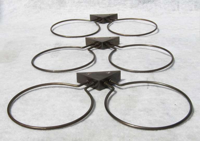 Three Gino Sarfatti Double Wall Lights For Sale 1