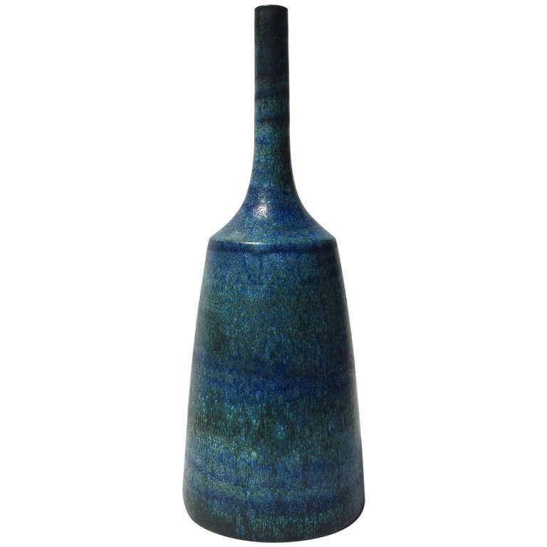 André Freymond Ceramic Floor Vase For Sale