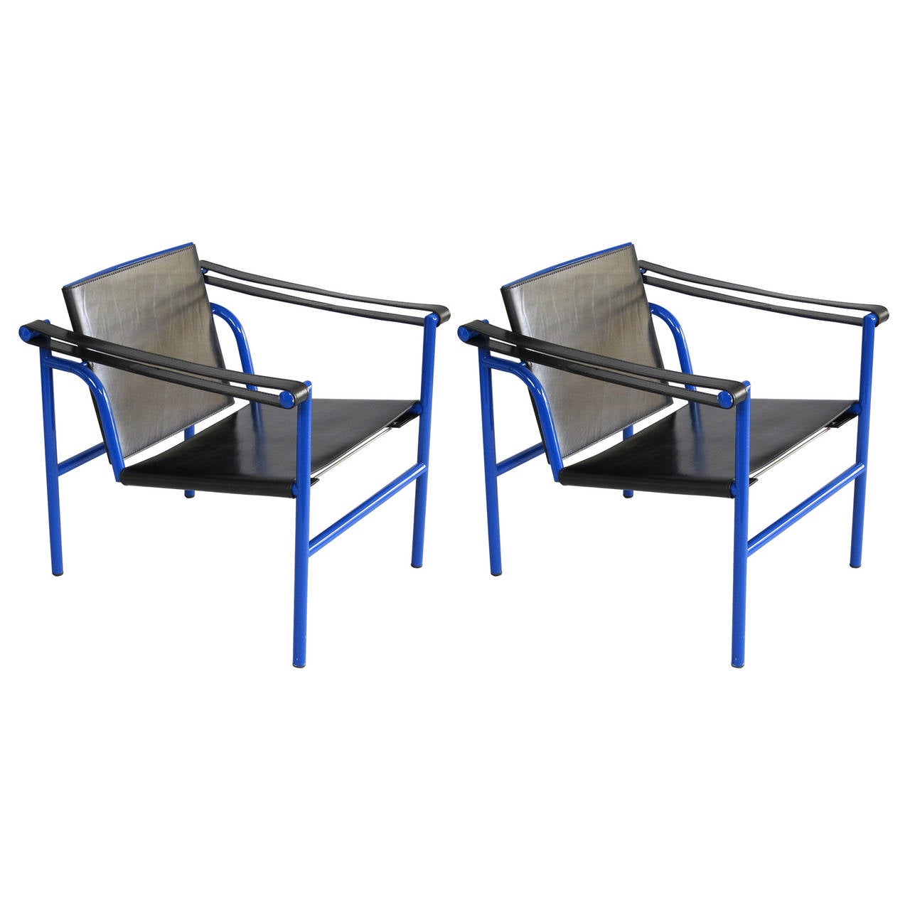 Pair of Le Corbusier LC1 1960s, Signed and Numbered For Sale