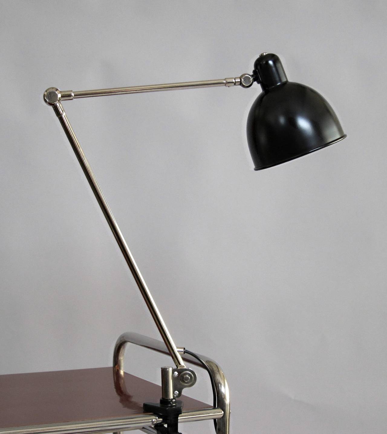 Swiss Workshop Clamp Lamp by Belmag, 1940s