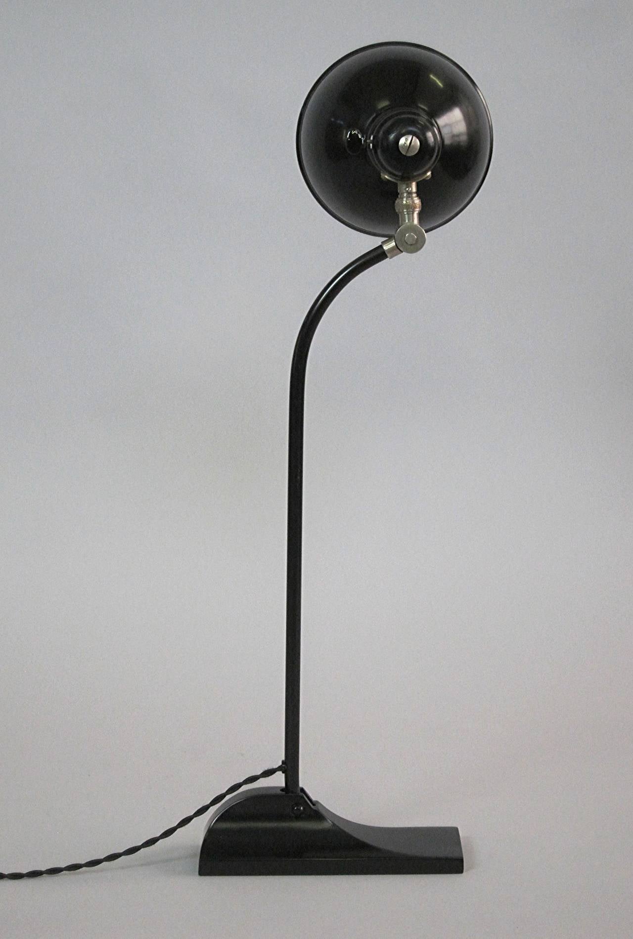 Articulating Desk Lamp by Bronzewarenfabrik Turgi, 1930s 1