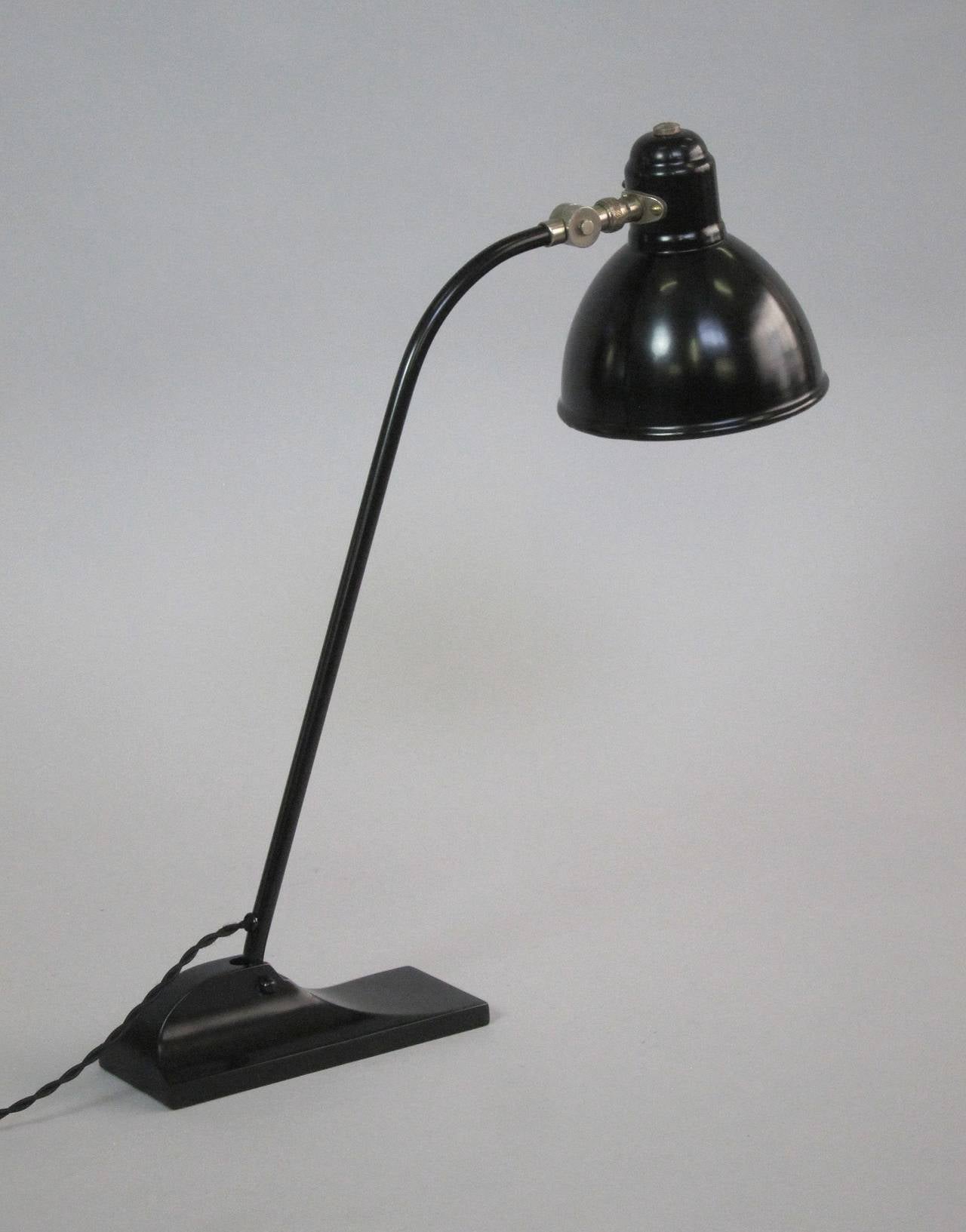 Articulating Desk Lamp by Bronzewarenfabrik Turgi, 1930s 3