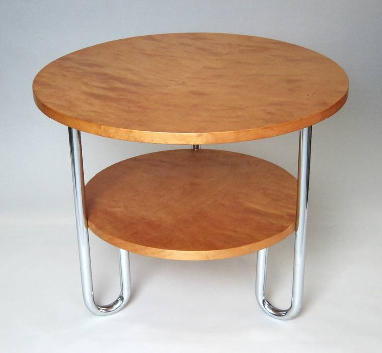 Swiss Embru Bilevel Bauhaus Coffee table For Sale