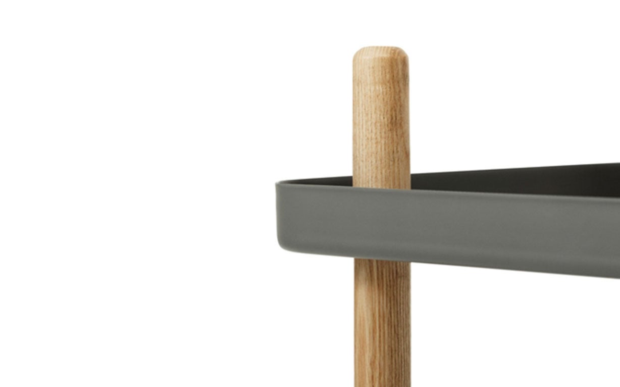 Tavolo Block Grigio Scuro in vendita 1