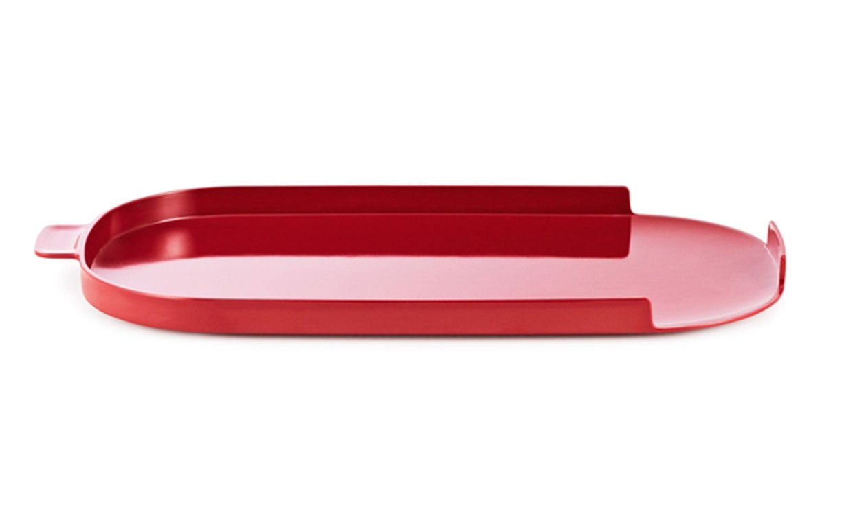 Contemporary Nabo Trays, Three Pack Red For Sale