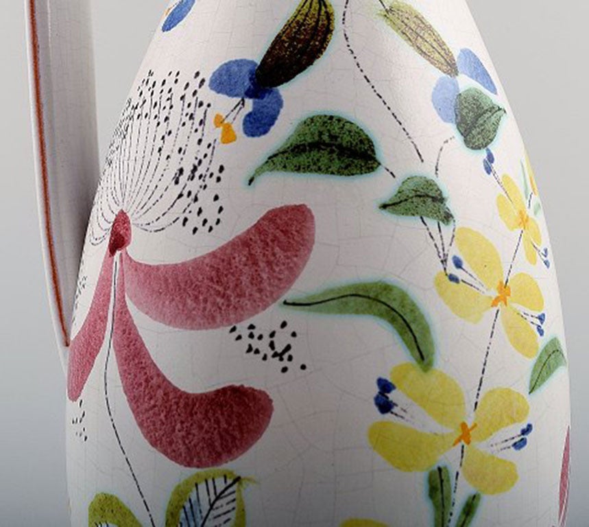 Retro Earthenware Jug, Stig Lindberg for Gustavsberg, 1940s - 1950s