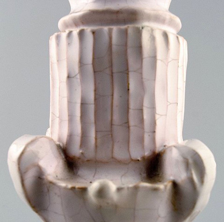 Rare Kähler, HAK, Glazed Stoneware Vase, 1930s