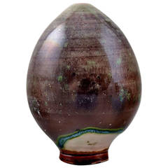 Berndt Friberg Studio Pottery, Egg-Shape Vase