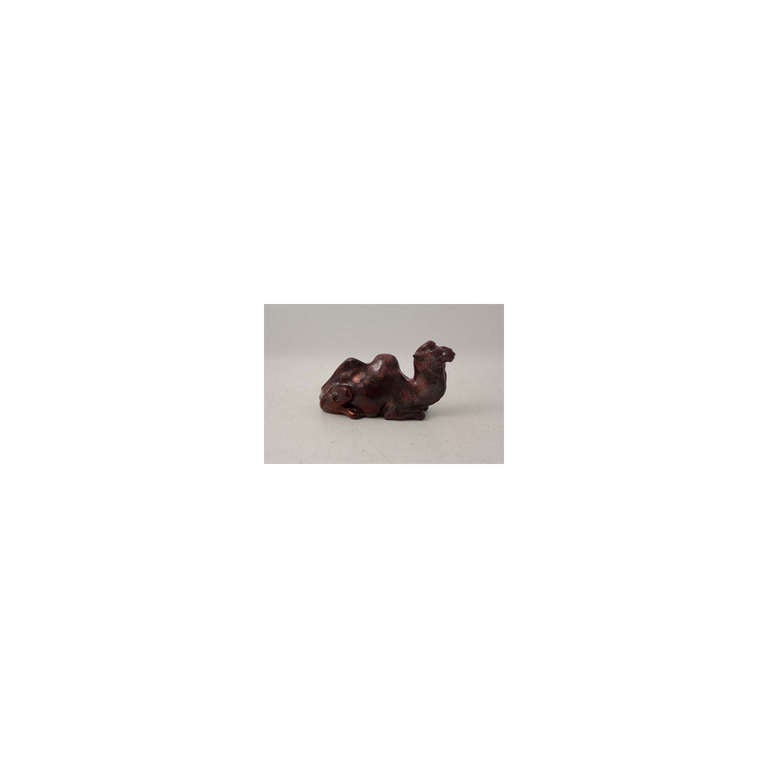 Unique Karl Hansen Reistrup for Kohler, Camel, Red Luster Glaze, 1890s