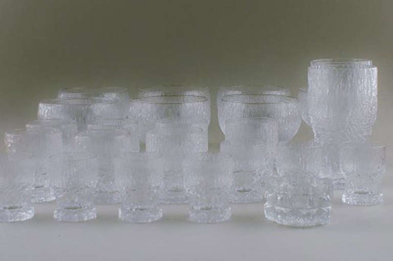 Ultima Thule Tapio Wirkkala Iittala glas på fot. 10 cm hög - Linne