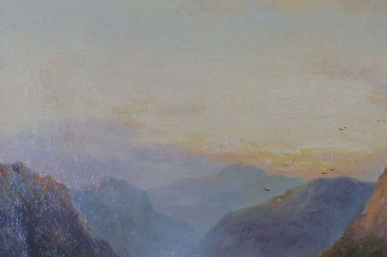 English Daniel Sherrin (b. 1868, d. 1940) Scottish Landscape, Signed For Sale