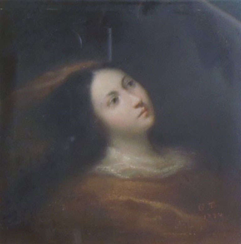 Octave Nicolas François Tassaert (1800-1874) pastel sur papier. Portrait de femme.
Signé O.T 1854. 21 x 21 cm. Mesure : Le cadre a une largeur de 2 cm. En bon état. Le cadre est en bon état. Exemple de prix : Un tableau d'Octave Nicolas François