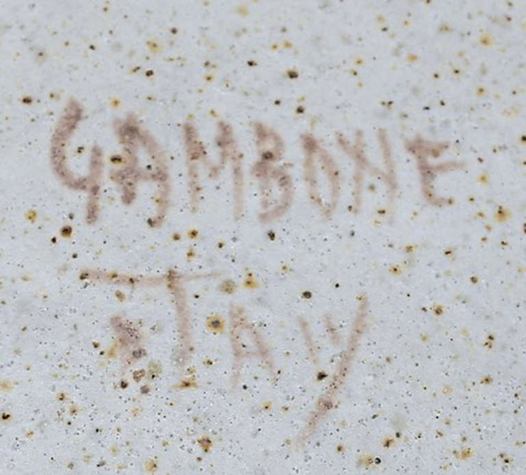 Bruno Gambone Stoneware Bowl, Signed Gambone, Italy In Excellent Condition In Copenhagen, DK