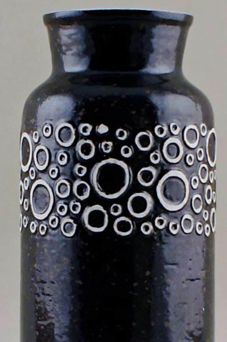 Scandinavian Modern Gustavsberg, Britt-Louise Sundell Ceramic Vase in Perfect Condition For Sale