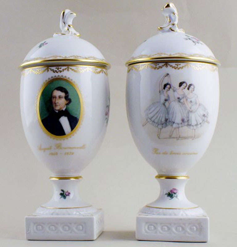 Pair of Royal Copenhagen 