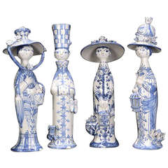 Bjorn Wiinblad 'The Four Seasons' Ceramic Figurines