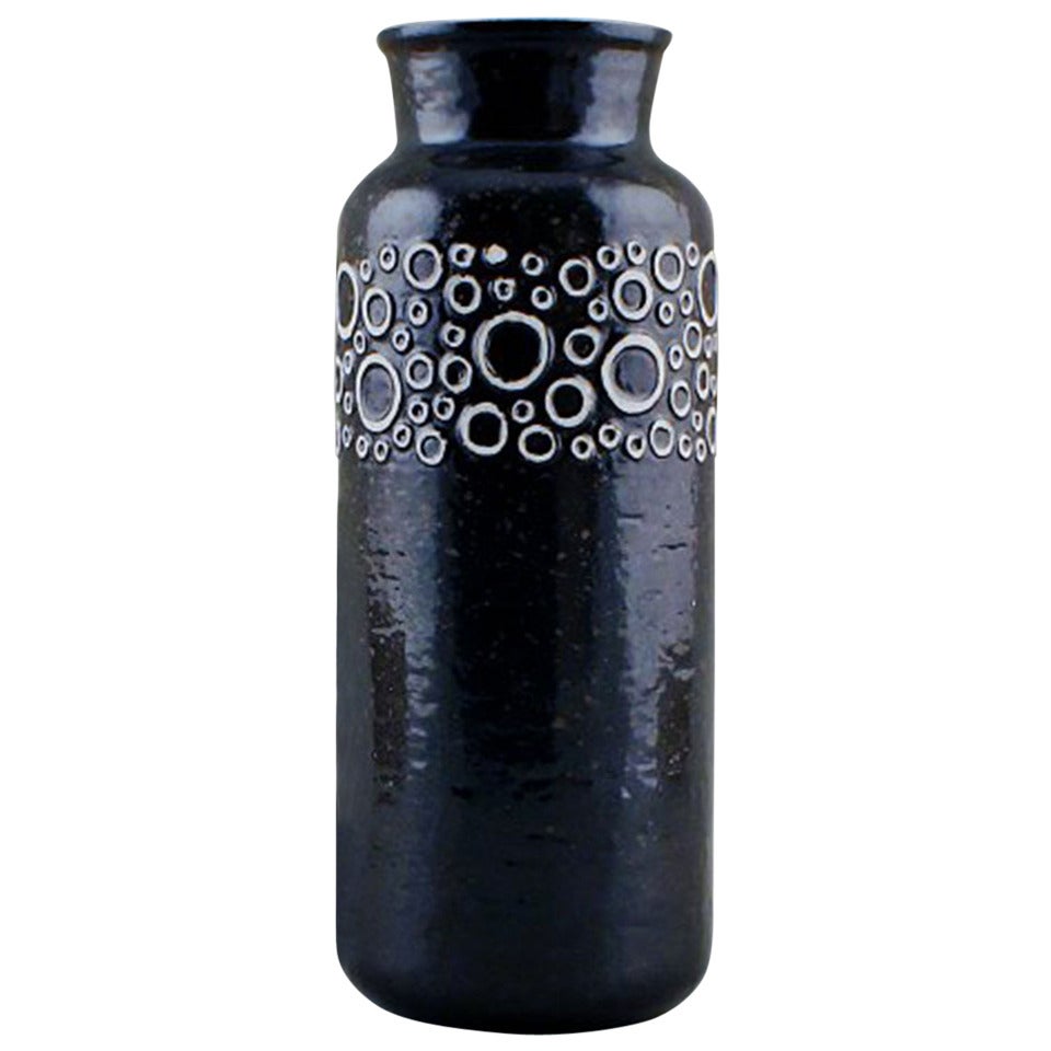 Gustavsberg, Britt-Louise Sundell Ceramic Vase in Perfect Condition For Sale