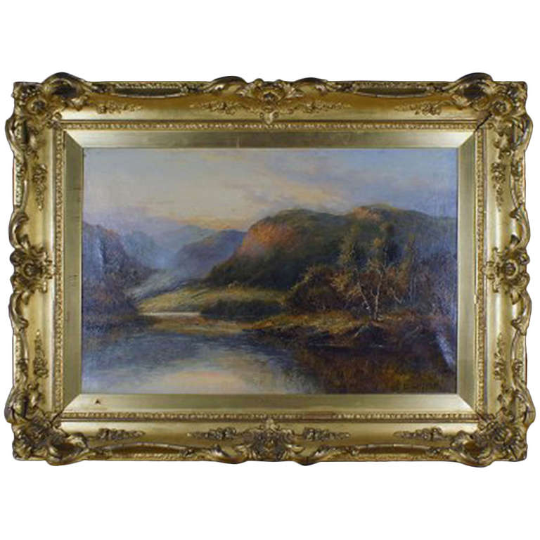 Daniel Sherrin (b. 1868, d. 1940) Scottish Landscape, Signed For Sale ...