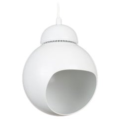 Lamp, "Bilberry A338", Alvar Aalto, Artek in White Painted Metal