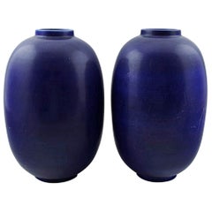 Pair of Large Rörstrand Stoneware Vases