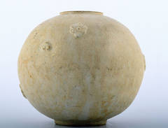 Arne Bang. Ceramic vase. Stamped AB 215.