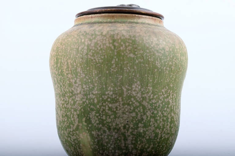 Danish Royal Copenhagen Stoneware Vase by Patrick Nordstrom