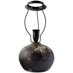 Rare Kähler, HAK, Glazed Stoneware Lamp, Le Klint Screen