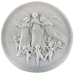 B&G (Bing
Grondahl) Biscuit Plate after Thorvaldsen B&G (Bing
Grondahl) Biscuit Plate after Thorvaldsen