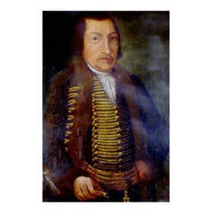 Portrait of a nobleman, oil on canvas. 18/19 c.