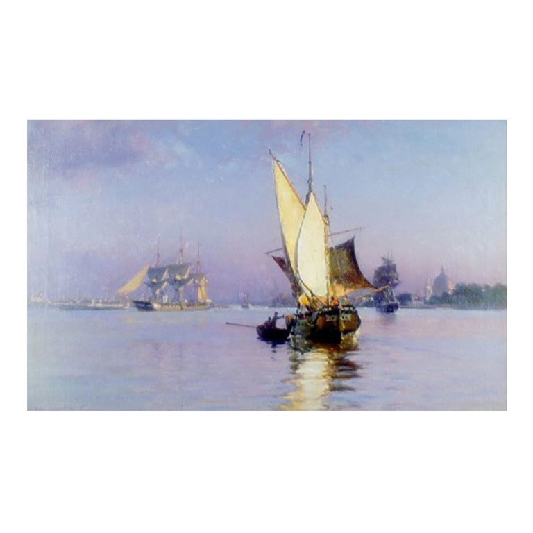 Christian Mølsted 1891. Oil on canvas. Signed. at 1stDibs