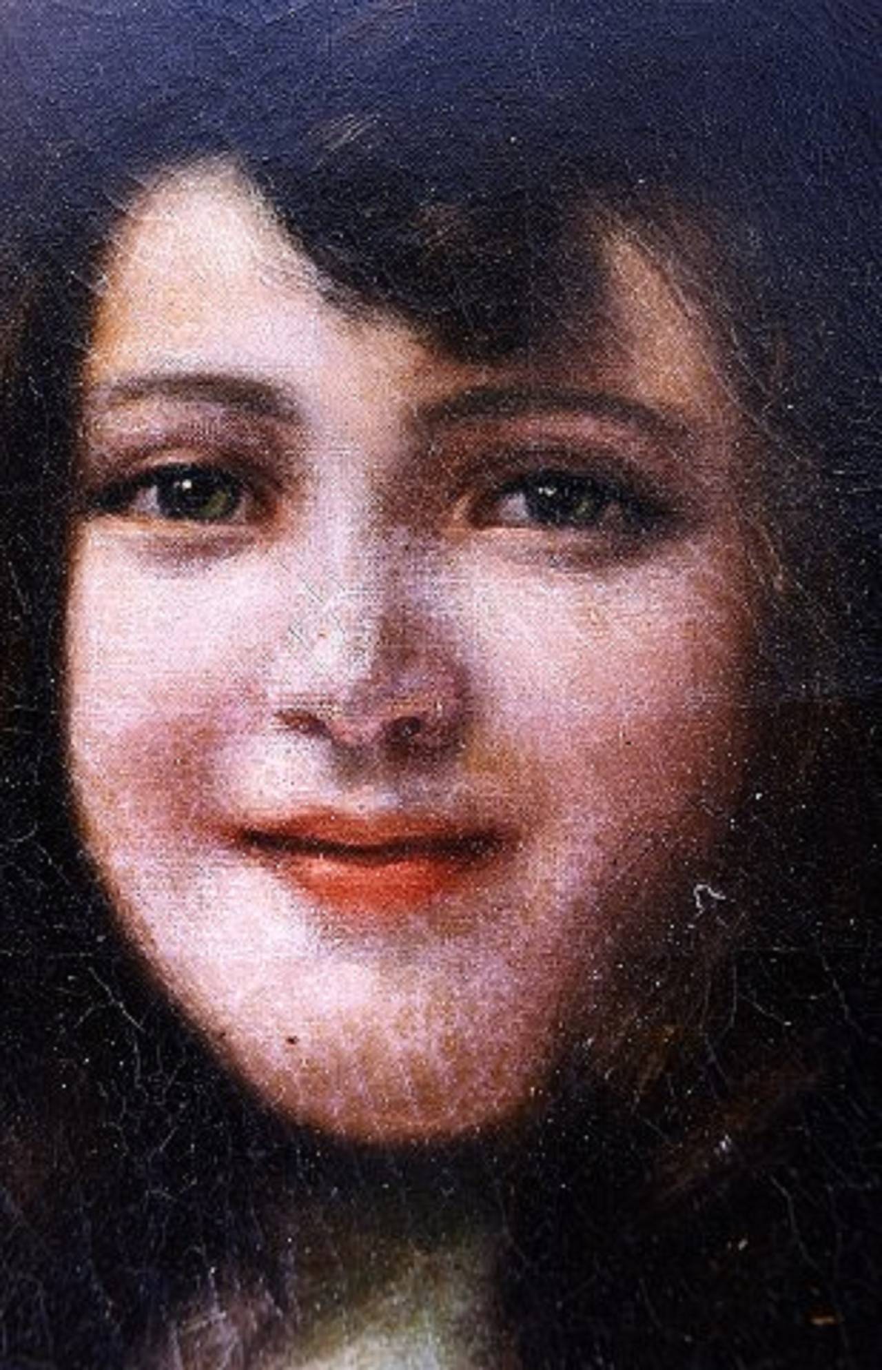Spanish Pedro Ribera Portrait of a Girl, Oil on Canvas
