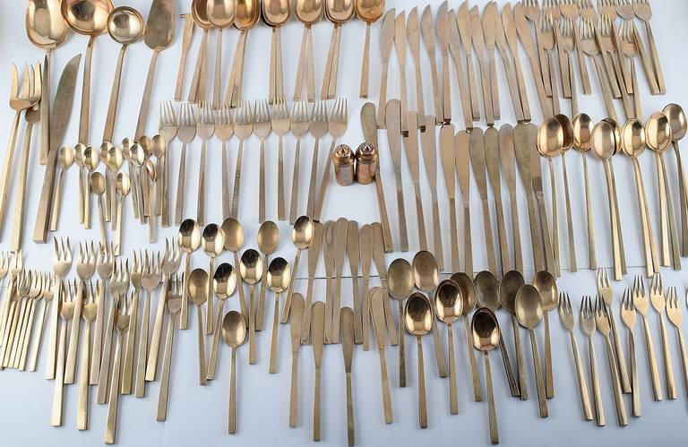 bronze cutlery set