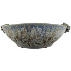 Arne Bang, Ceramic Bowl, Stamped "AB 7"
