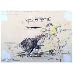 Roberto Domingo Y Fallola, Gouache on Paper