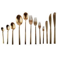 Sigvard Bernadotte, 150 Parts Bronze Cutlery