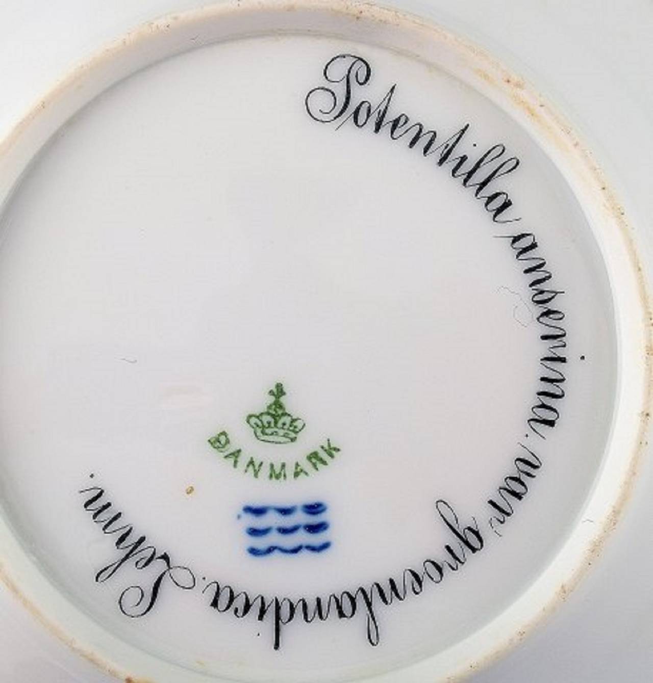 Antique Royal Copenhagen Flora Danica Dessert Plate