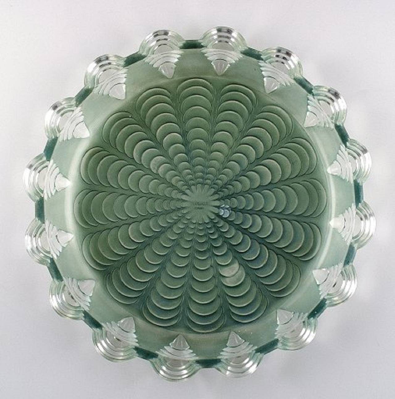 Early Art Deco Lalique Art Glass Bowl