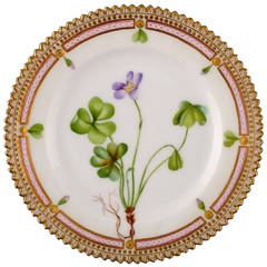 Antique Royal Copenhagen Flora Danica Dessert Plate