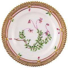 Antique Royal Copenhagen Flora Danica Dessert Plate, 20/3552