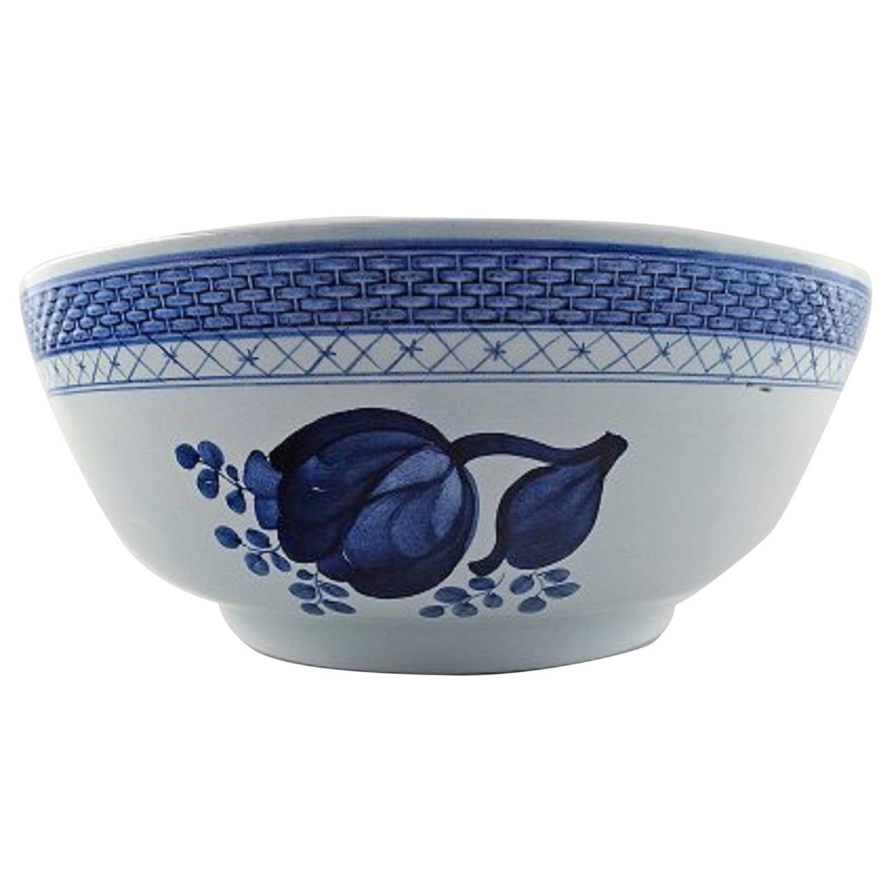 Large Tranquebar Salad Bowl from Royal Copenhagen For Sale at 1stdibs