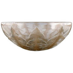 Early Art Deco Lalique Art Glass Bowl